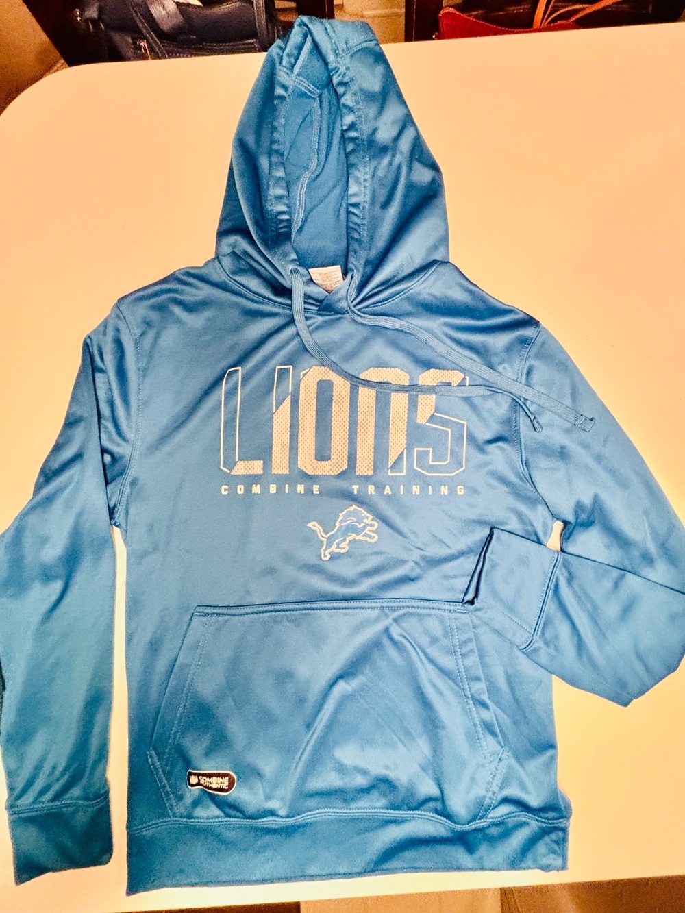 NFL Detroit Lions Blue Pullover Hoodie